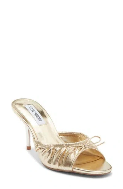 Steve Madden Josefina Slide Sandal In Gold