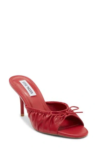 Steve Madden Josefina Slide Sandal In Red