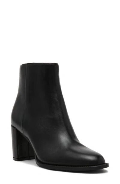 Steve Madden Jozie Bootie In Black Leather