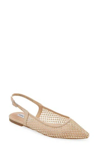 Steve Madden Jubilant Slingback Flat In Beige