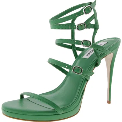 Steve Madden Jubliant Womens Buckle Lace-up In Green