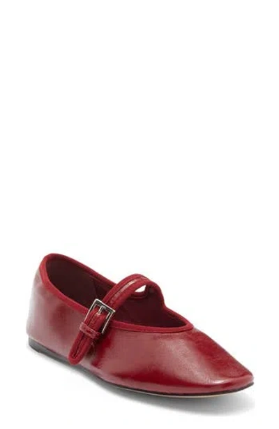 Steve Madden Judee Square Toe Mary Jane In Burgundy