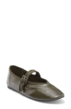 Steve Madden Judee Square Toe Mary Jane In Green