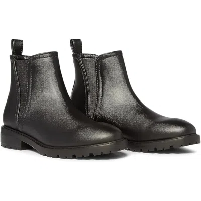 Steve Madden Juliann Boots Women's Black Block Heel Ankle Chelsea Htat875