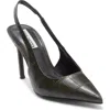 Steve Madden Juliya Slingback Pump In Green