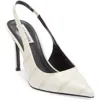 Steve Madden Juliya Slingback Pump In White