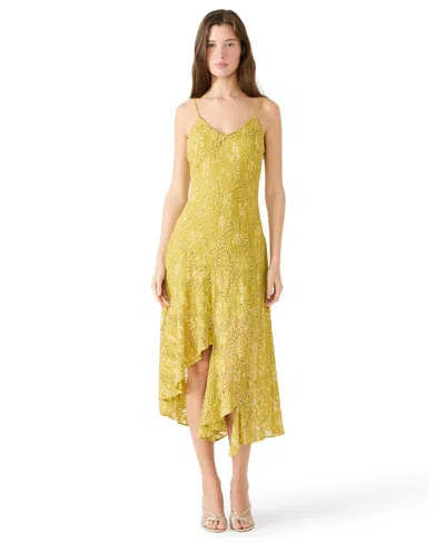 Steve Madden Juniors' Sweetheart Neck Fern Dress In Multi