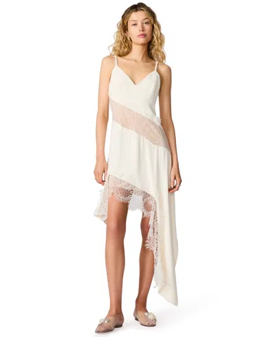 Steve Madden Juniors' V-neck Dress In White