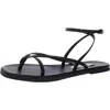 Steve Madden Juno Womens Slip On Ankle Strappy Sandals In Black