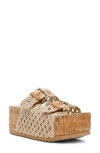 Steve Madden Kali Platform Sandal In Brown