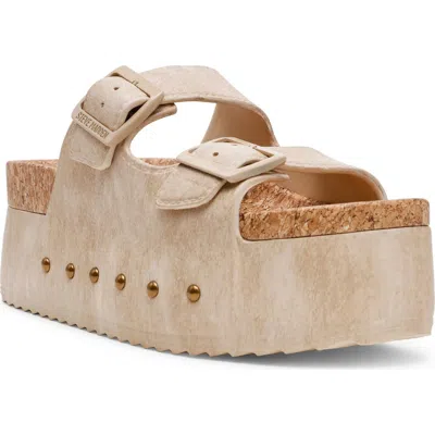 Steve Madden Kali Platform Sandal In Tan