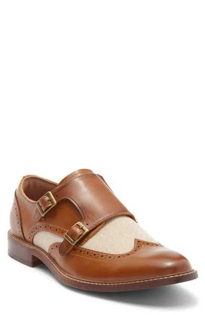 Steve Madden Karell Double Monk Strap Loafer In Brown