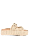 Steve Madden Karrigan Sandal In Bone Crochet
