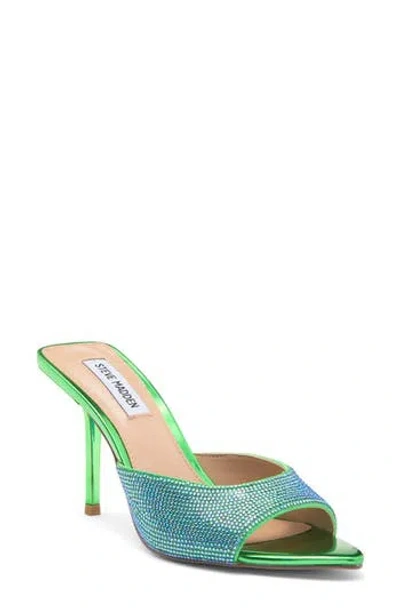 Steve Madden Katey Slide Sandal In Green Multi