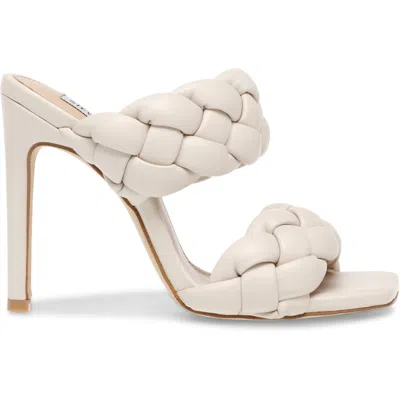 Steve Madden Kenley Womens Square Toe Dress Sandals In White