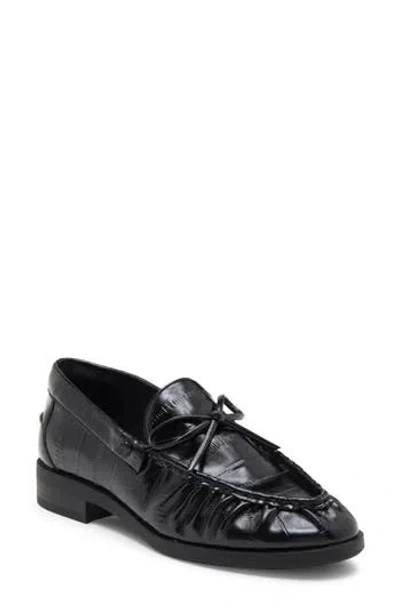 Steve Madden Kennady Leather Loafer In Black