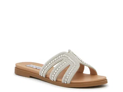 Steve Madden Keyana Sandal In Silver