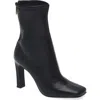 Steve Madden Khelan Square Toe Bootie In Black
