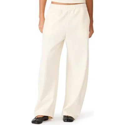 Steve Madden Khoda Wide Leg Pants In White