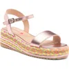 Steve Madden Kids' Berry Espadrille Wedge Sandal In Bright Multi