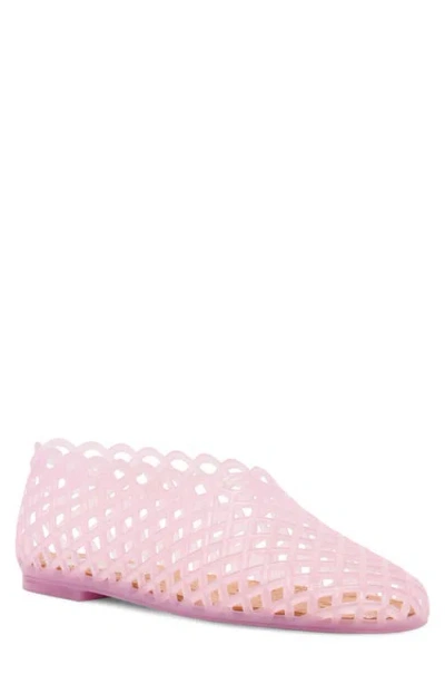 Steve Madden Kids' Grove Jelly Flat In Pink