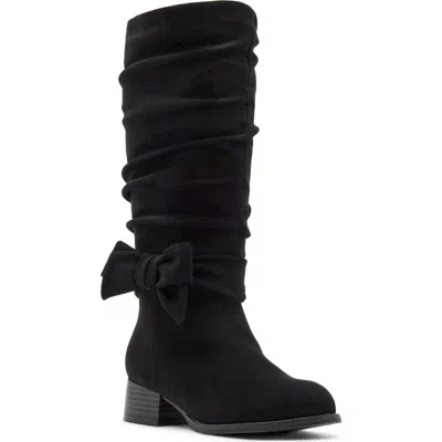 Steve Madden Kids' Jamiga Tall Boot In Black