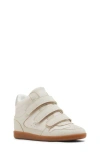 Steve Madden Kids' Jbobbi High Top Wedge Sneaker In White Multi