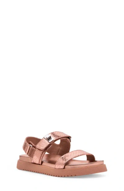 Steve Madden Kids' Jbreen Platform Sandal In Rose Gold