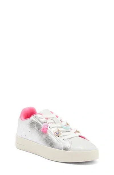 Steve Madden Kids' Jcharmnd Low Top Sneaker In Metallic