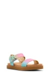 Steve Madden Kids' Jelira Ankle Strap Sandal In Multi