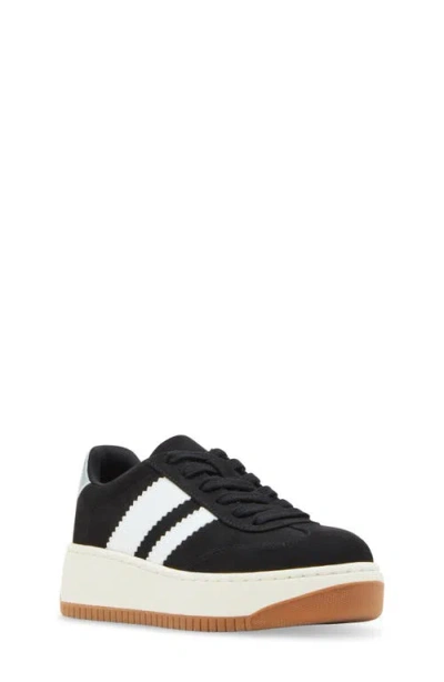 Steve Madden Kids' Jfield Platform Sneaker In Black Metallic