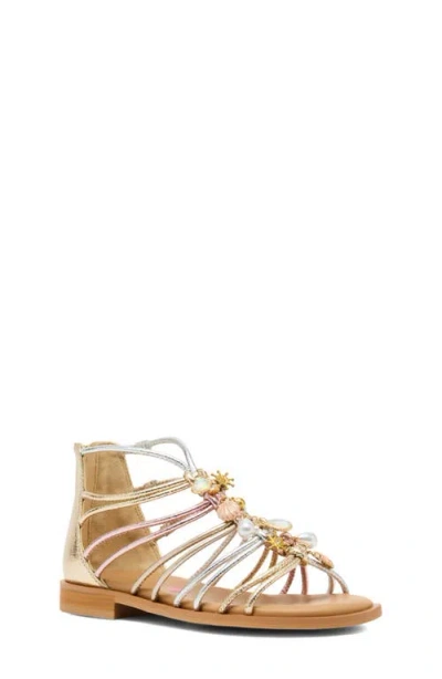 Steve Madden Kids' Jglowee Cage Sandal In Multi