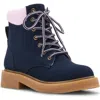 Steve Madden Kids' Jjumble Lace-up Bootie In Blue