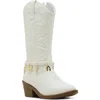 Steve Madden Girls' Jleana Cowboy Boots - Toddler, Little Kid, Big Kid In White
