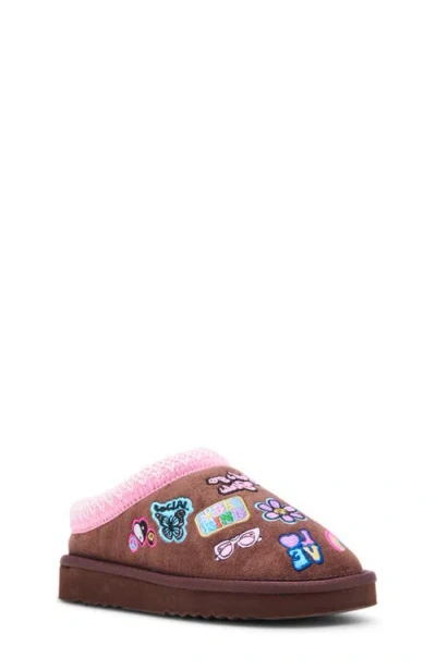 Steve Madden Kids' Jmads Slipper In Brown