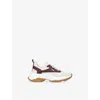 Steve Madden Cream Comb Kids' Jmatch Knitted Trainers Eur 33 / 1 Uk In Multi