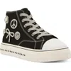 Steve Madden Kids' Jmistee High Top Platform Sneaker In Black