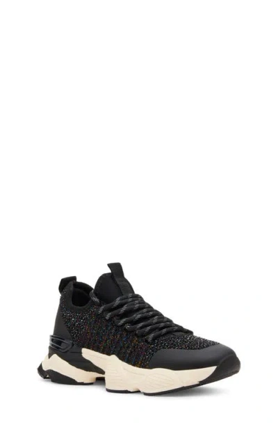 Steve Madden Kids' Jsolace Sneaker In Black