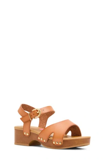 Steve Madden Kids' Mayson Platform Sandal In Brown