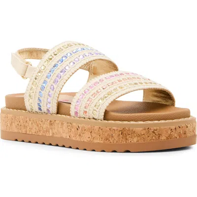 Steve Madden Kids' Rissa Platform Sandal In Brown