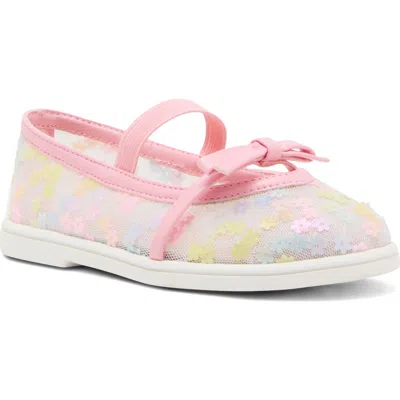 Steve Madden Kids' Tburdie Mary Jane Flat In Pink