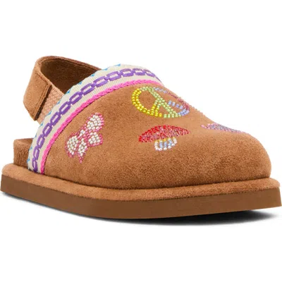 Steve Madden Babies'  Kids' Tchip Faux Suede Clog In Brown