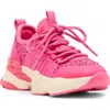 Steve Madden Kids' Jsolace Sneaker In Pink