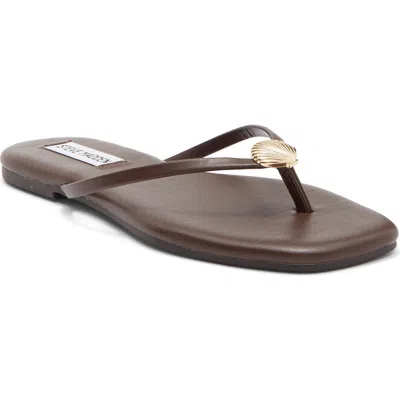 Steve Madden Kierah Flip Flop In Brown