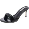 Steve Madden Kieran Womens Leather Slide In Black