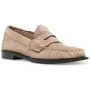 Steve Madden Kingston Womens Solid Flat Loafers In Brown