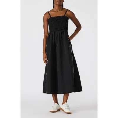 Steve Madden Kit Smocked Flare Maxi Dress