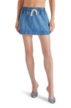 Steve Madden Kohana Denim Skort In Medium Blue