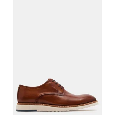 Steve Madden Men's Brookes Dress Casual Oxford Shoe In Tan