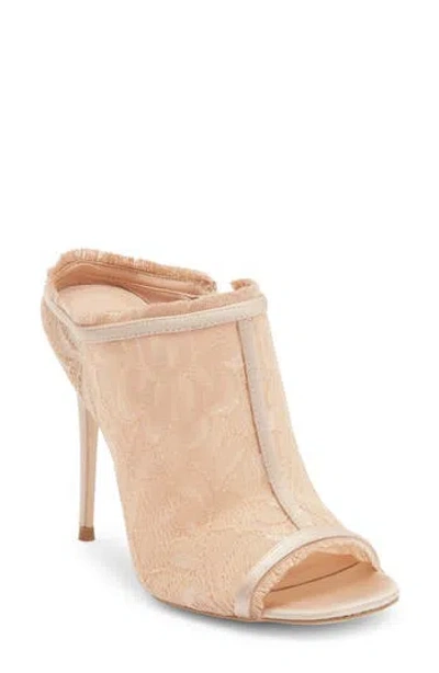 Steve Madden Kourt Open Toe Jacquard Mule